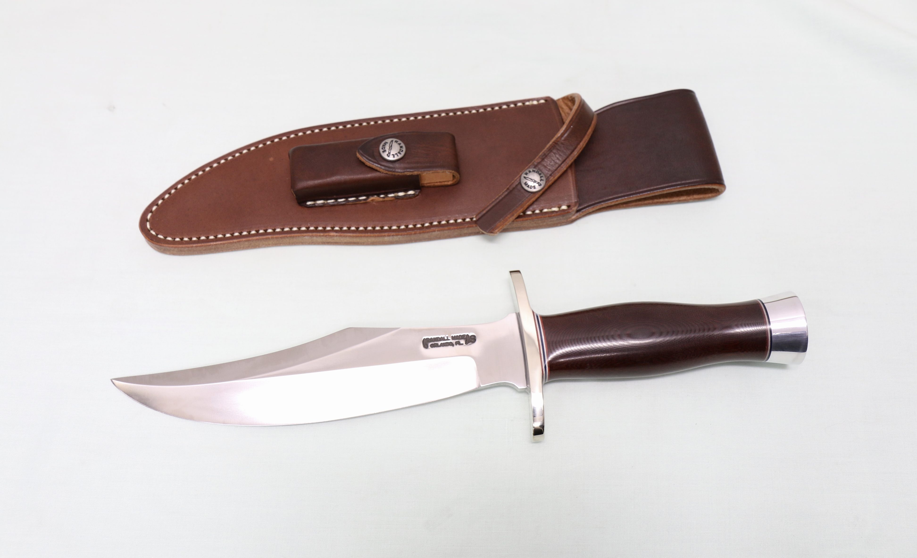 Model 12 – Bear Bowie 8″ SS2 NS2 FCH MM2 DB – Buxton Knives